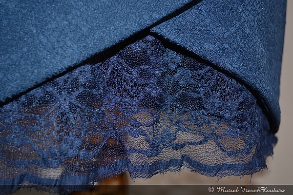 Dentelle Robe Bleue