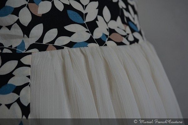 Robe Feuillage et Mousseline