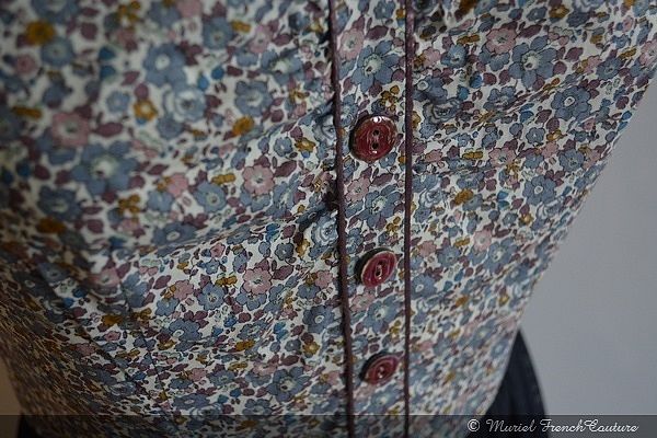 Robe Liberty-plumetis Noire