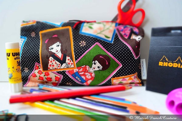 Trousse Nippon Colorée Scolaire